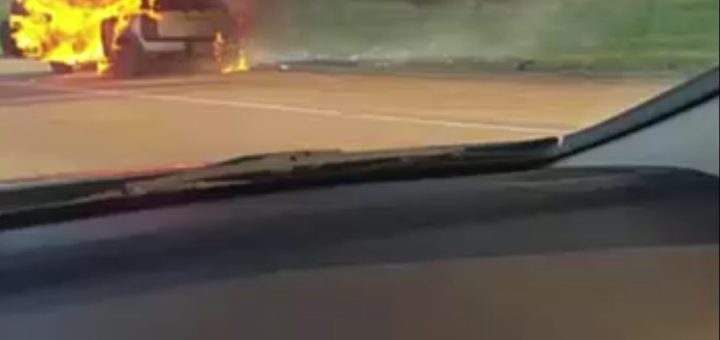 Burning Car